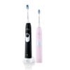 Set 2 bàn chải điện Philips Sonicare HX6232/41 - Màu đen và hồng