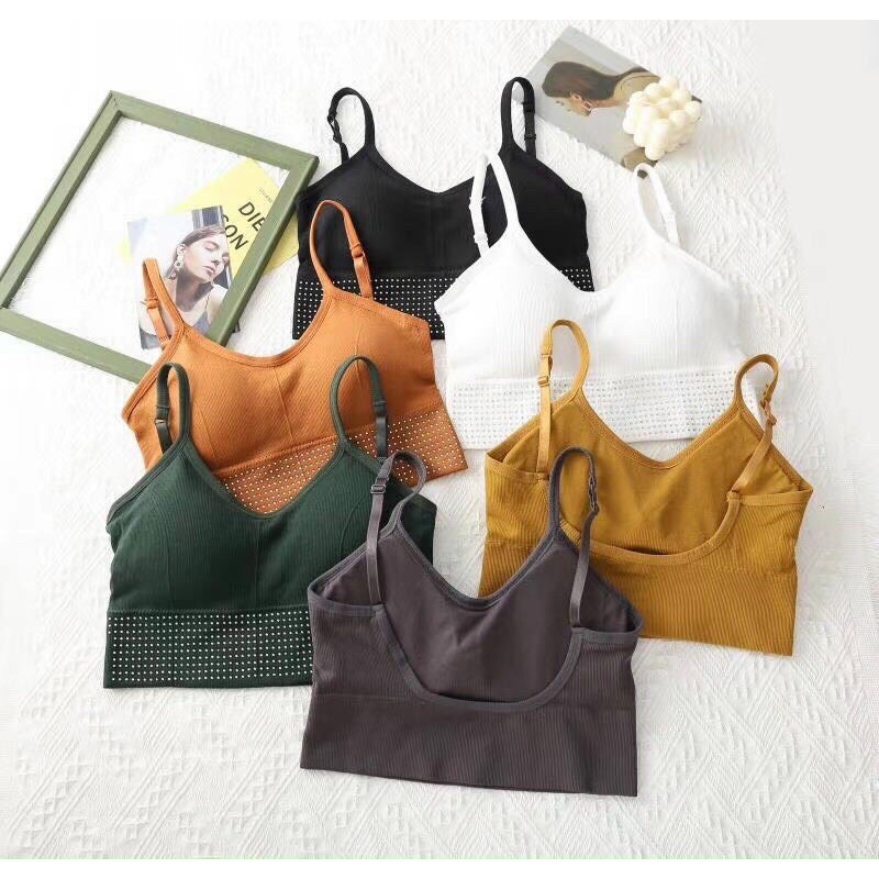 ♥️ Áo Lót Nữ ♥️ Áo Bra Thể Thao Đính Dá Sang Và Năng Động Bralette