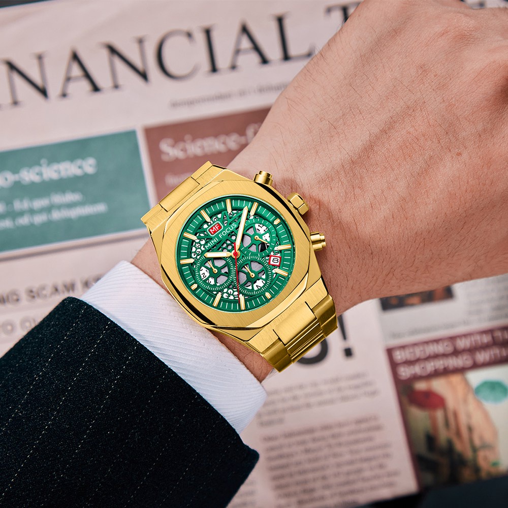 Đồng Hồ Analog Máy Quartz MINI FOCUS MF0411G Sang Trọng Cho Nam