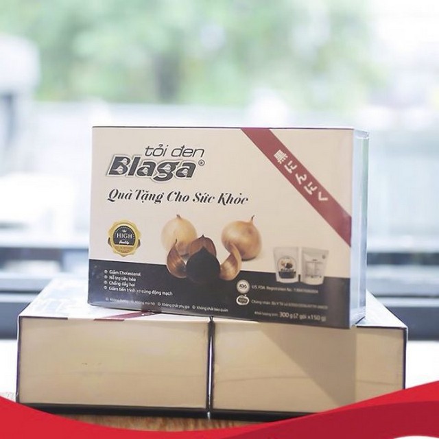 Tỏi Đen Blaga Lọ (150g) + Tỏi Đen Blaga Hộp Qùa (500g) | BigBuy360 - bigbuy360.vn