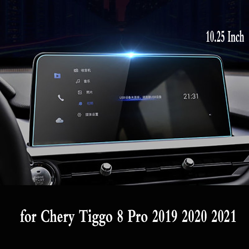 Miếng Dán Kính Cường Lực HD Bảo Vệ Màn Hình Định Vị Gps Cho Chery Tiggo 8 Pro 2019- 2020 Tự Động10.25Inch