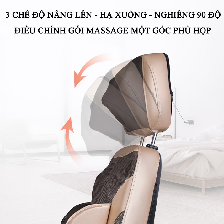 Ghế massage toàn thân trị liệu có hồng ngoại Good Life dạng ghế ngồi cao cấp Bảo hành 2 năm lỗi đổi mới trong 7 ngày