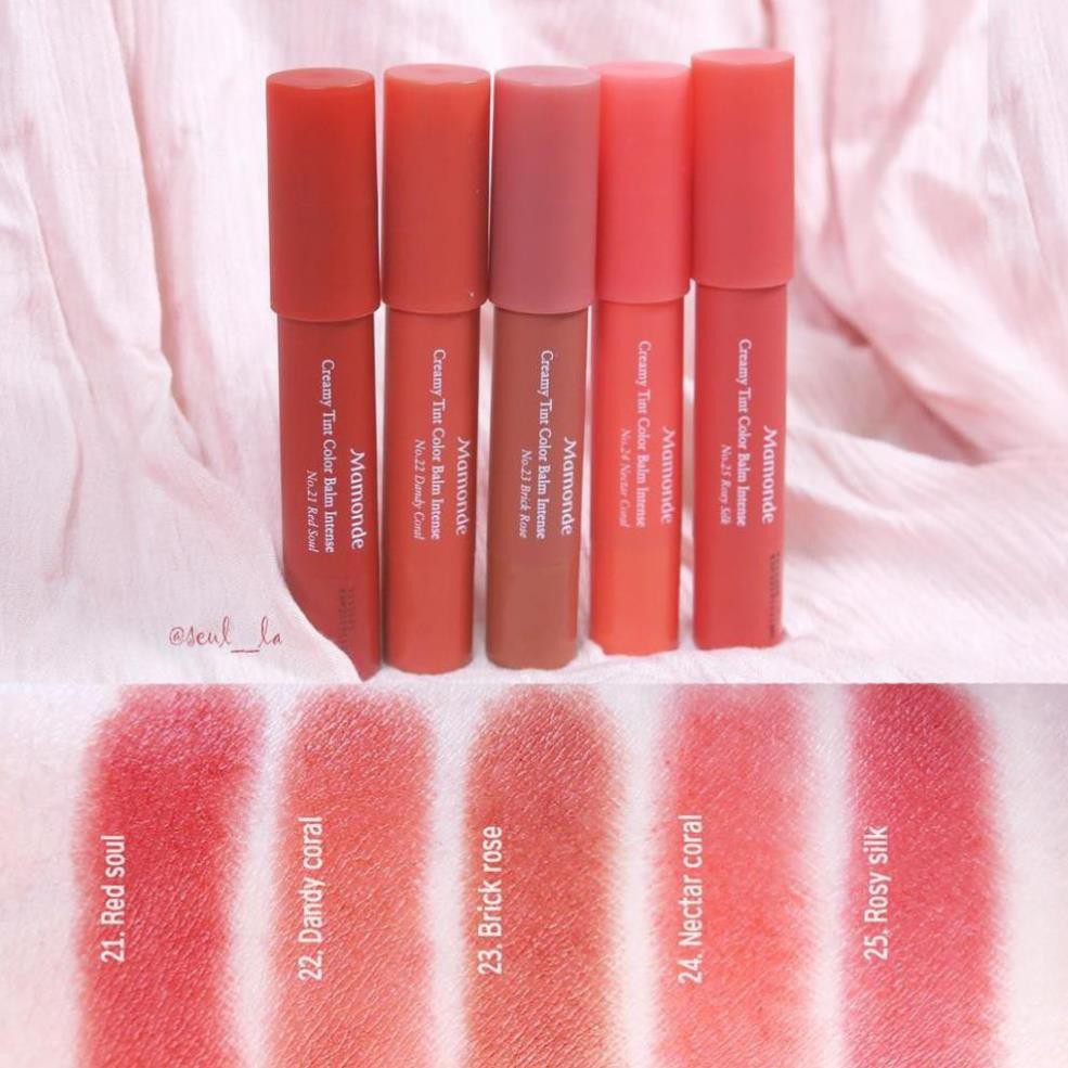 Son bút chì siêu lì Mamonde Creamy Tint Color Balm Intense