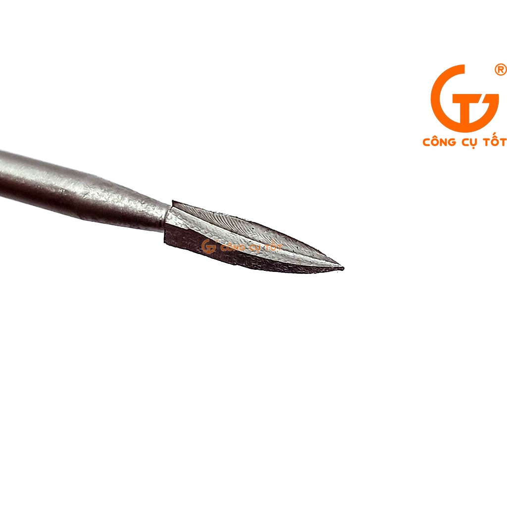 Bộ 5 đầu điêu khắc gỗ trục 3mm cỡ 3mm