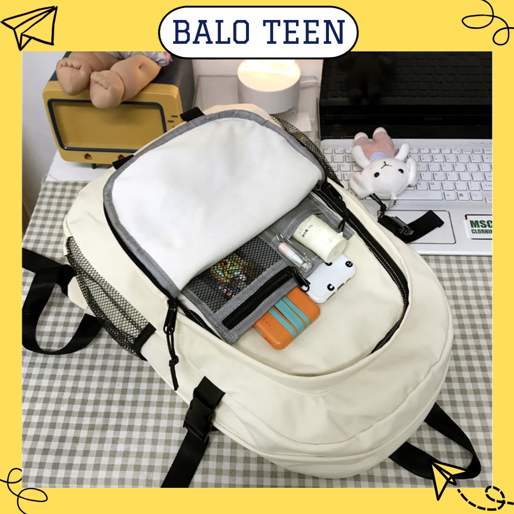 BALO NỮ NAM MINI THỂ THAO, ĐI HỌC, DU LỊCH THỜI TRANG UNISEX - TÚI CẶP XÁCH ĐỰNG LAPTOP ULZZANG COMFOR