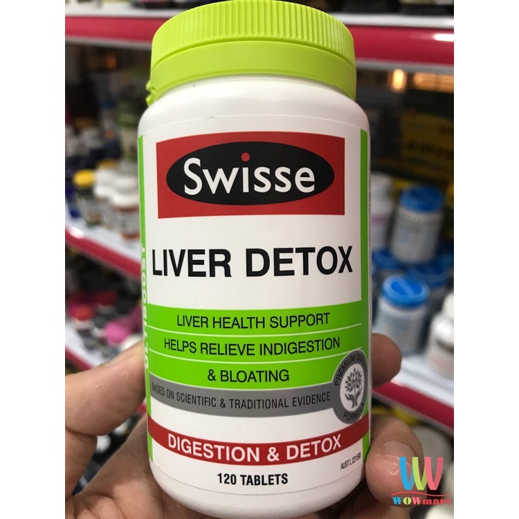 Viên uống bổ gan và giải độc gan Swisse Liver Detox 120 viên
