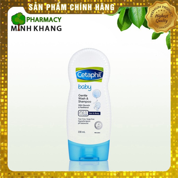 [CHẤT LƯỢNG] [HÀNG CHÍNH HÃNG] Sữa tắm gội toàn thân Cetaphil Baby 2 In 1 (230ml) [HÀNG TỐT]