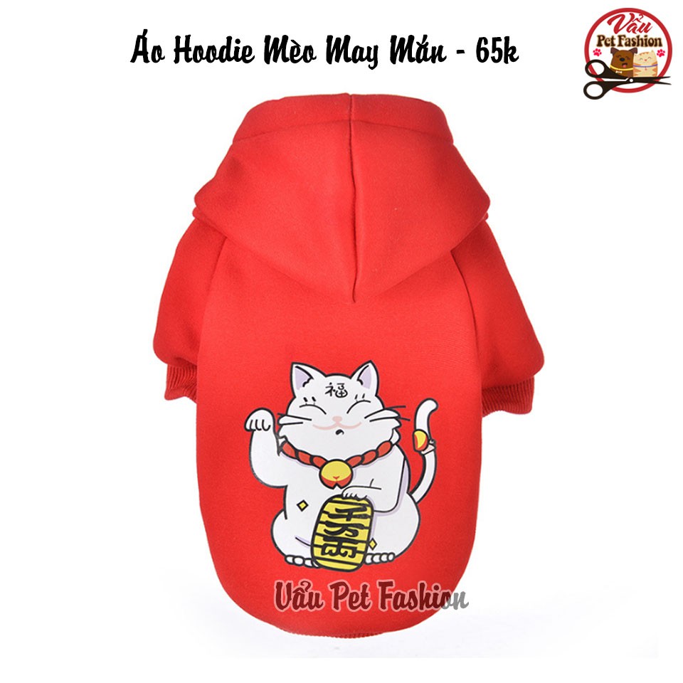 Áo chó mèo Hoodie cực chất - Quần áo cho chó mèo thú cưng