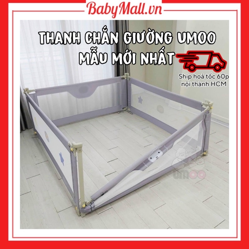 [SALE 10%] THANH CHẮN GIƯỜNG UMO 1m8/2m