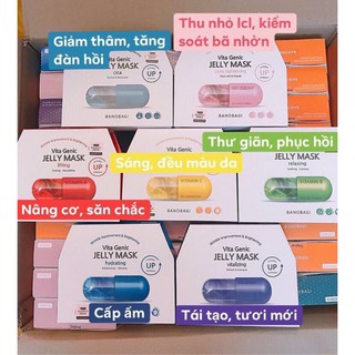 Mặt Nạ Vitamin Banobagi Vita Genic Jelly Mask chính hãng Hàn Quốc 1 hộp 10 miếng