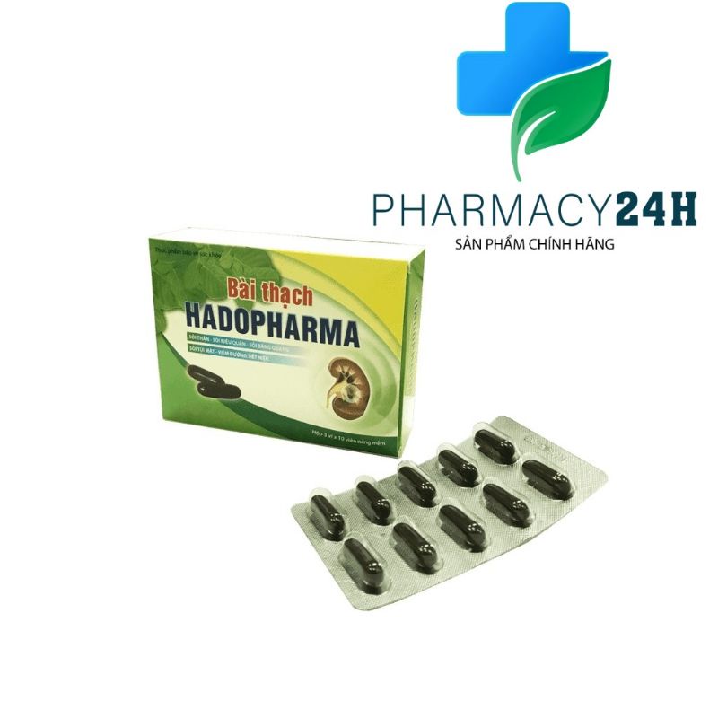 BÀI THẠCH HADOPHARMA Bào mòn - Tán sỏi