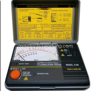 Đồng hồ đo điện trở cách điện Kyoritsu 3166
