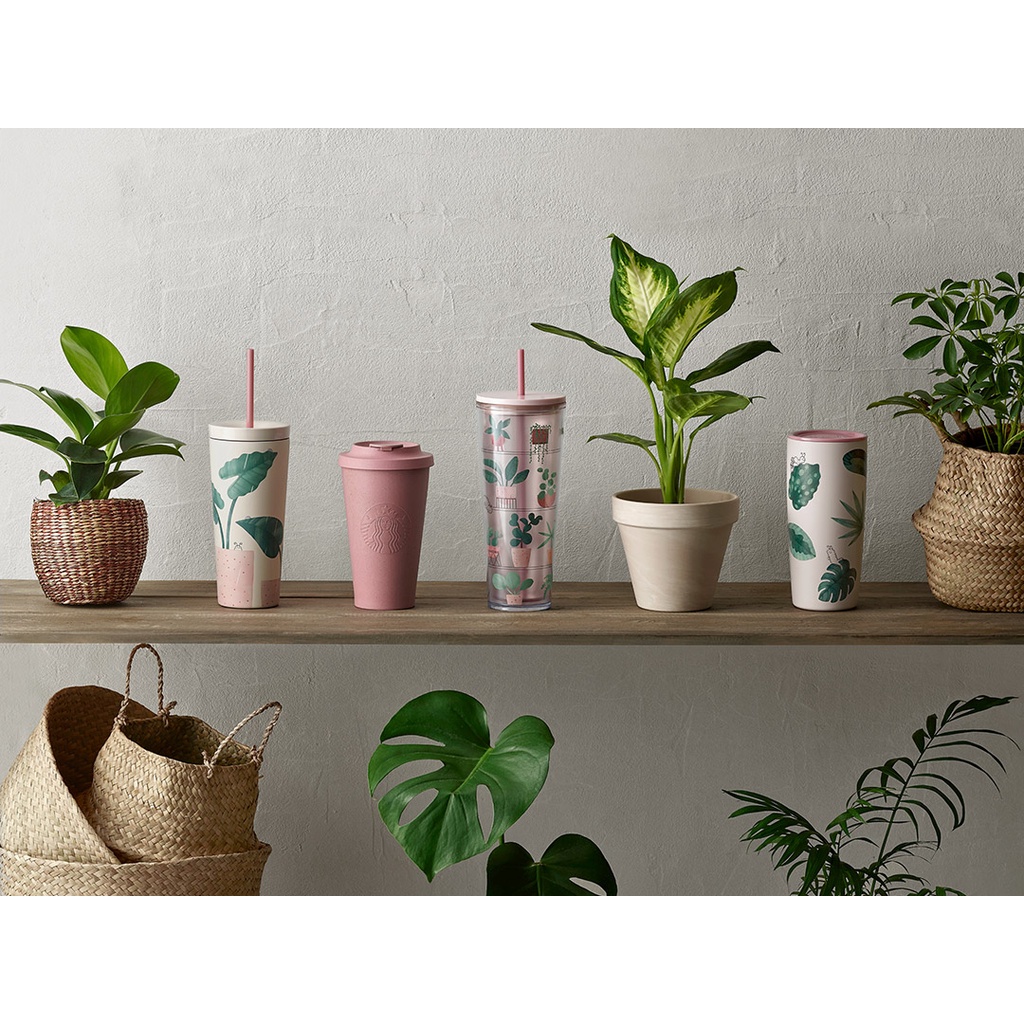 [LIFEMCMBP4 -12% đơn 250K] Ly Cold Cup Starbucks 24Oz (710ml) Plastic Home Greenery