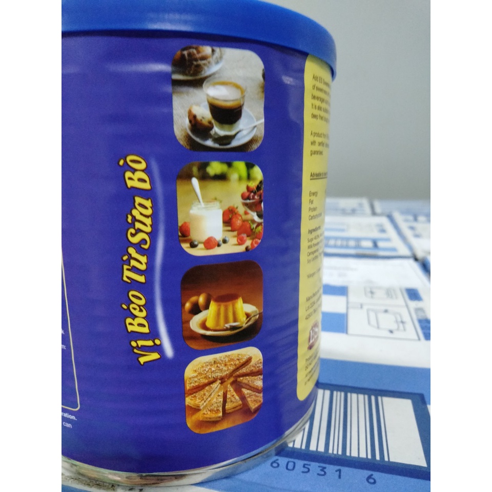 Combo 4 Lon Sữa Đặc ES Nắp Xanh Creamer Sữa đặc Malaysia nhập khẩu 1Kg