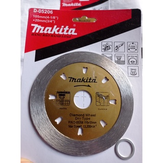 Lưỡi cắt gạch, cắt bê tông makita phi 100mm