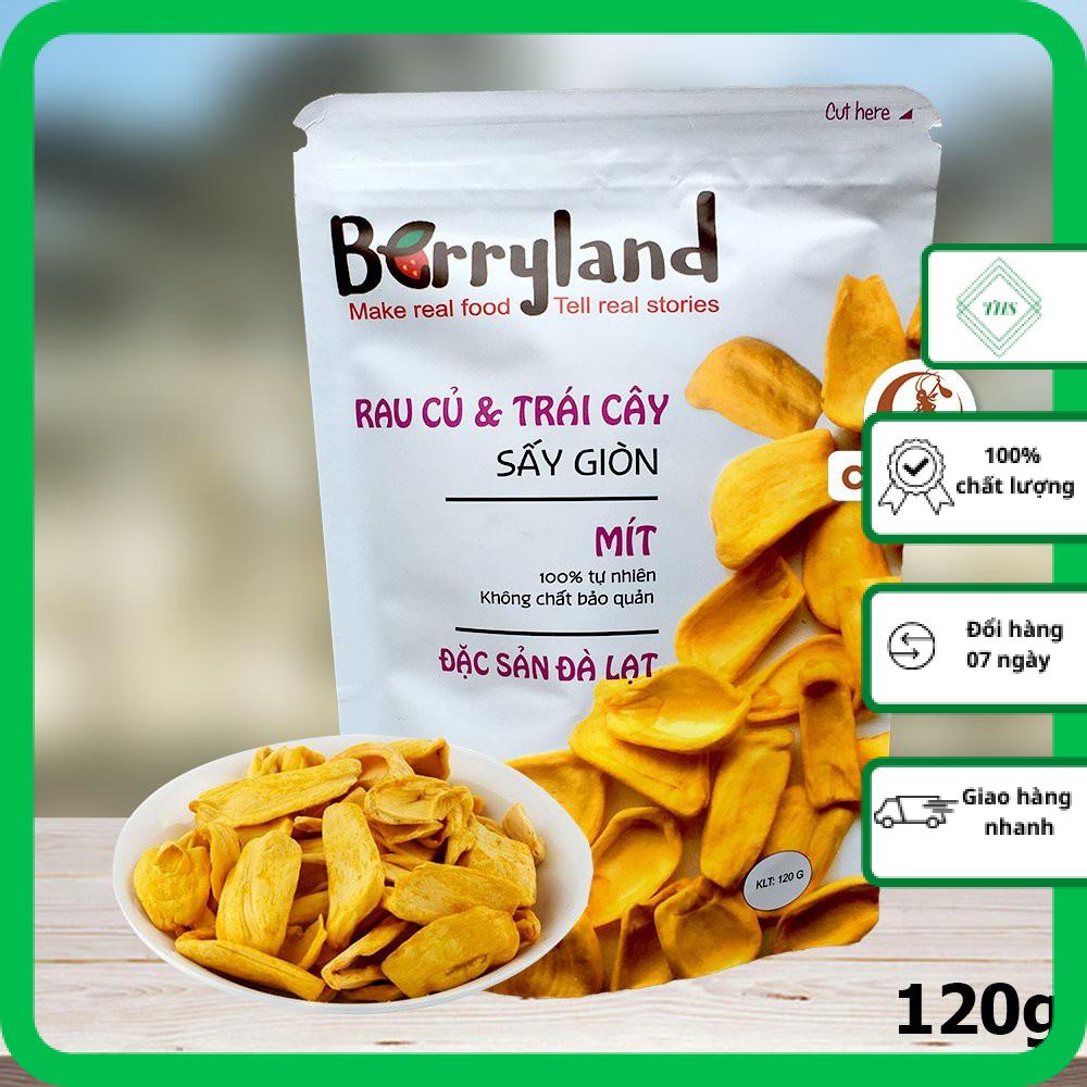 Mít Sấy Giòn BerryLand 120g - Đặc sản Đà Lạt - 100% tự nhiên không chất bảo quản - Vafaco