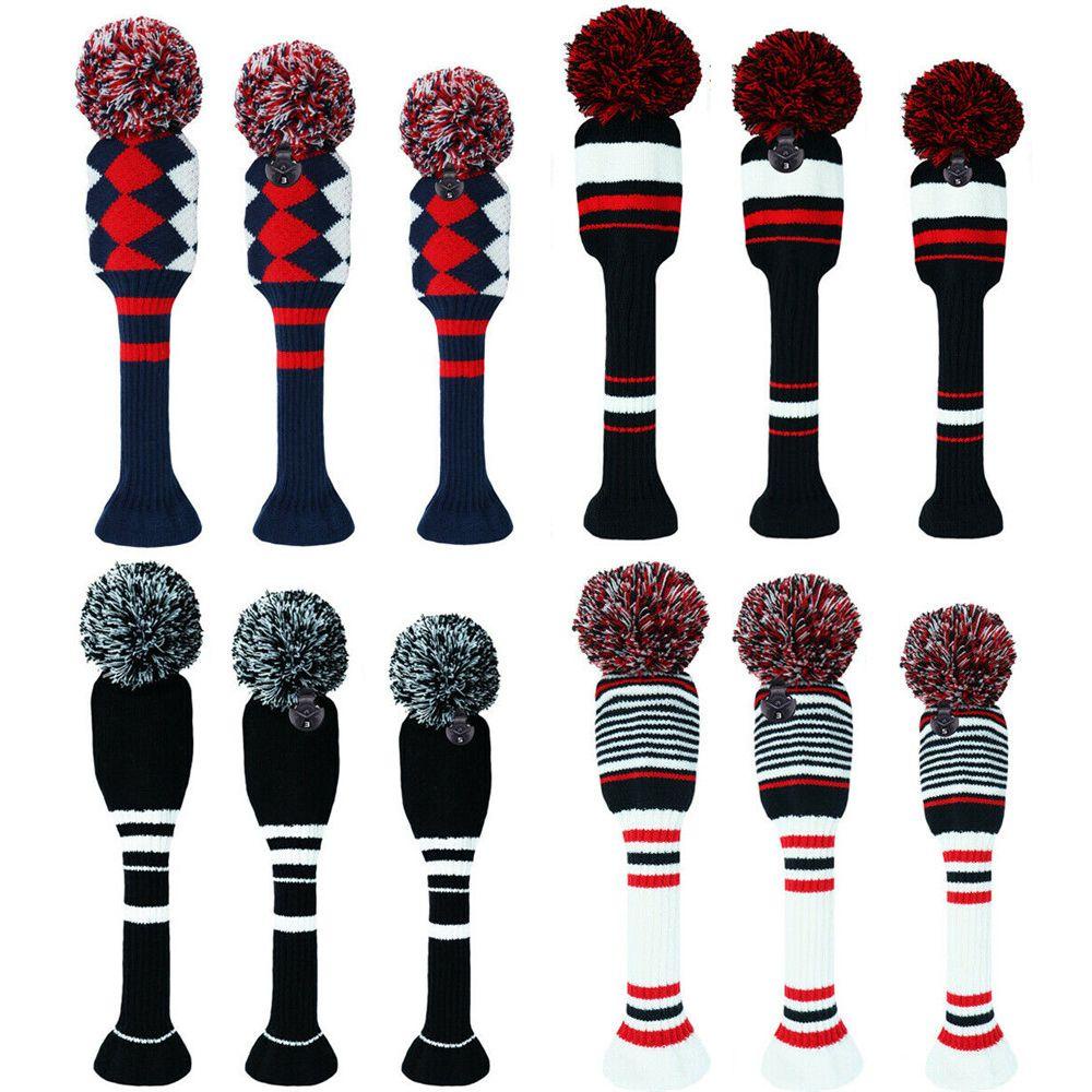 Bộ 3 Vỏ Bọc Bảo Vệ Đầu Gậy Đánh Golf Chuyên Dụng