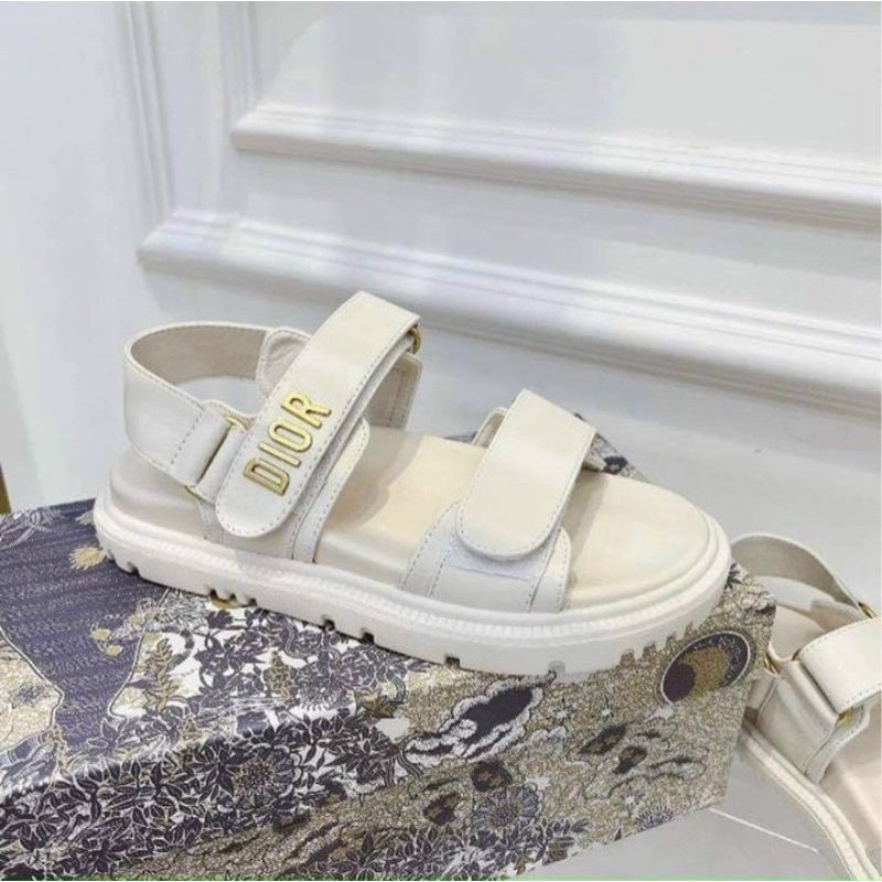 hx Sandal 2p Quai Dán Học Sinh Dio Da Mềm Êm Fullbox Bill Túi Cao Cấp