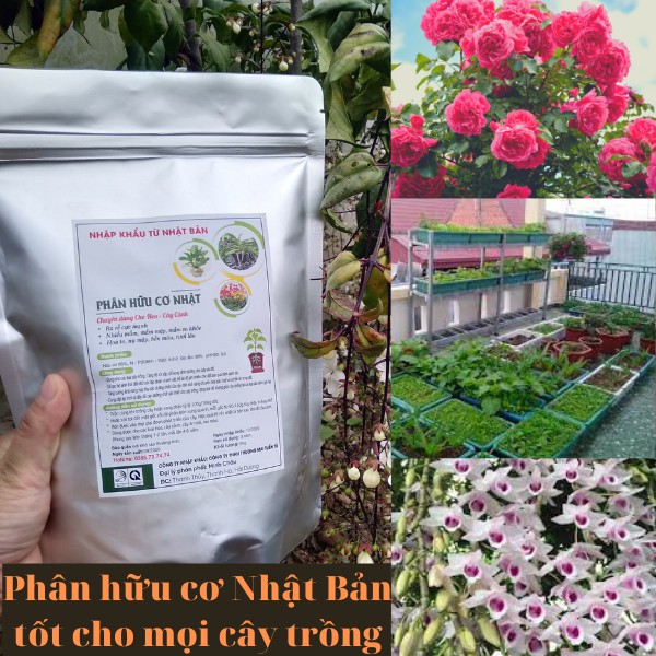 [Freeship] Phân bón hữu cơ nhập khẩu từ Nhật Bản -Sản phẩm Organic - Dùng cho hoa, cây cảnh, cây ăn quả và rau mầu