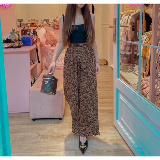 Quần dập li ống suôn