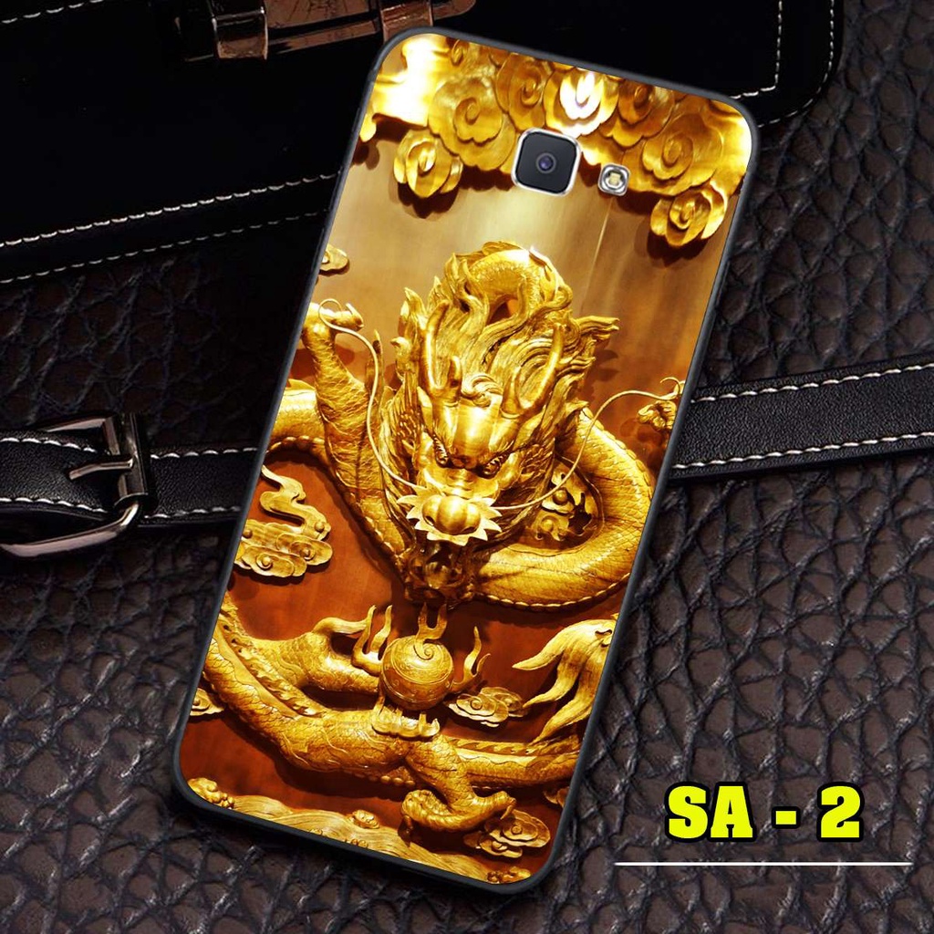 Ốp lưng điện thoại Samsung Galaxy J4 plus - J5 prime - J7 prime in lưng kính bóng sáng hình 12 con giáp