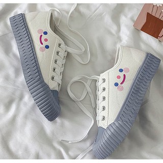 Giày đế xanh hình mặt cười cực cute mã S73