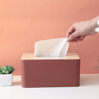 Hộp Đựng Giấy Ăn Mẫu Mới 3 Màu Trẻ Trung