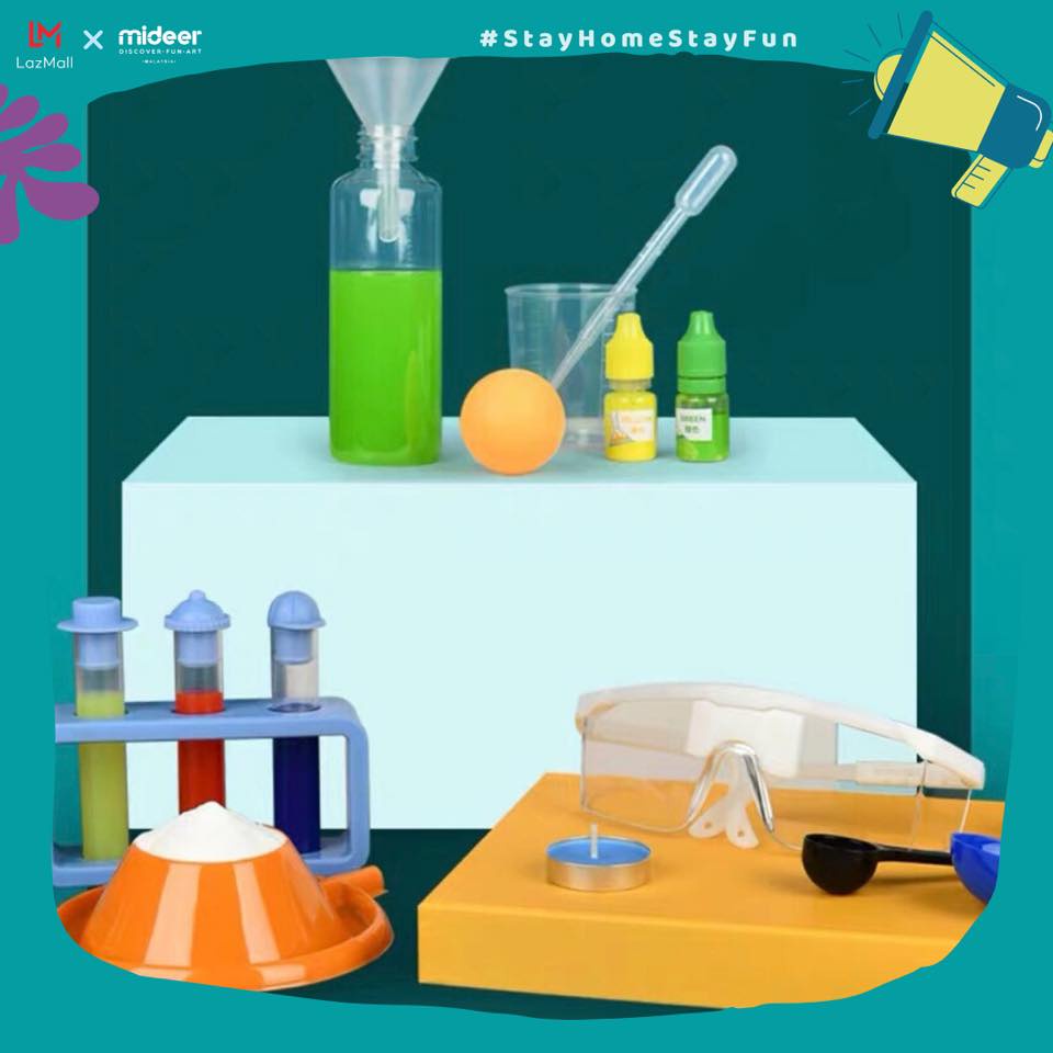 Đồ Chơi Khoa Học 50 Thí Nghiệm MIDEER Science Talent Trẻ 6+