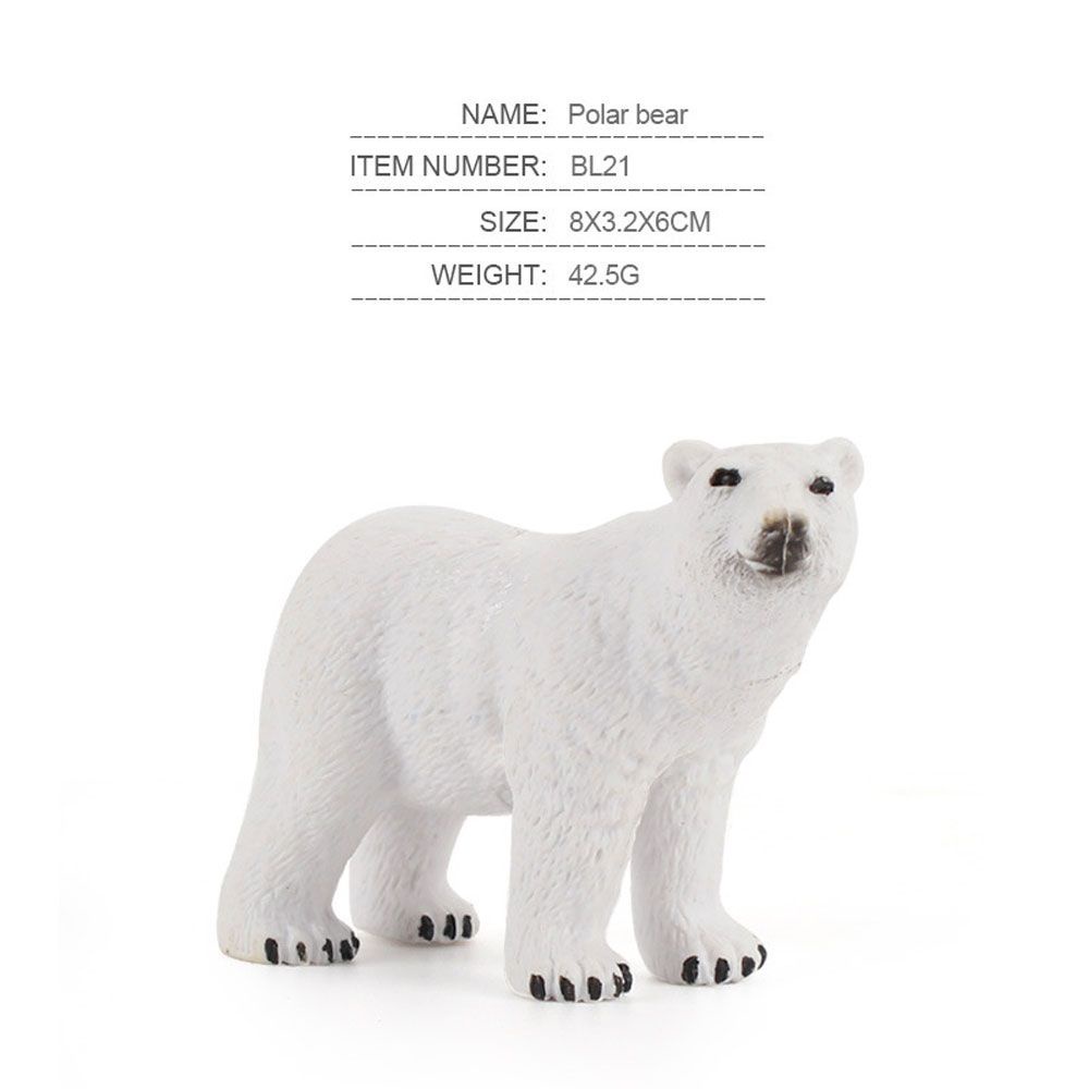 Đồ chơi mô hình động vật hoang dã làm bằng tay trang trí cho trẻ em