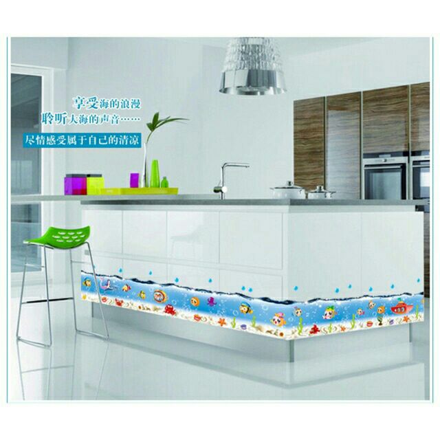 Decal dán tường cá biển cho bé