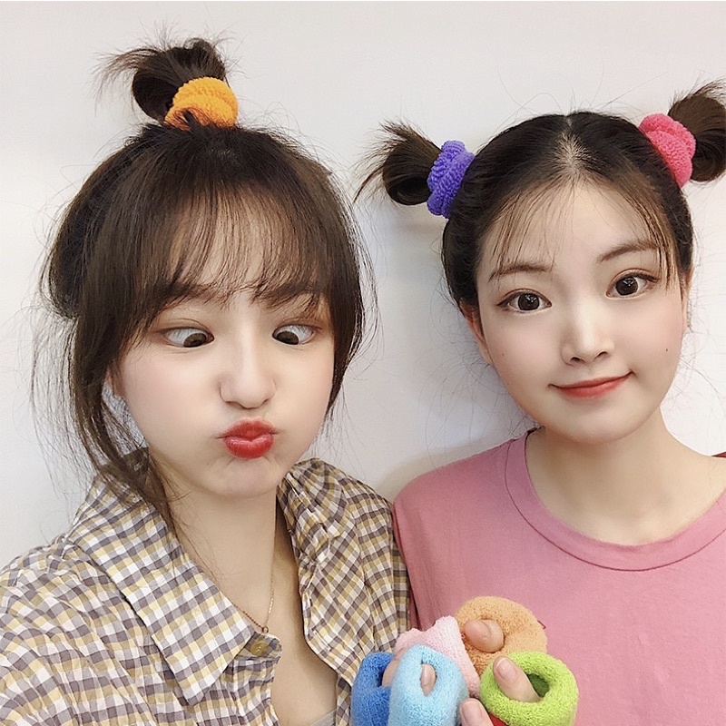 Cột tóc thun bản mền Ulzzang đủ màu xinh xắn