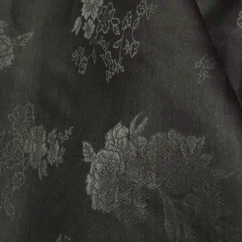 Sa hàn màu đen chì may hanbok khăn áo chầu, áo tấc ngũ thân