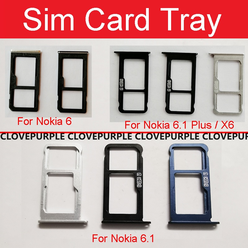 Giá Đỡ Chuyển Đổi Thẻ Sim Cho Nokia 6 6.1 X6 6.2 7.2 Plus 2018 TA-1000 TA-1003