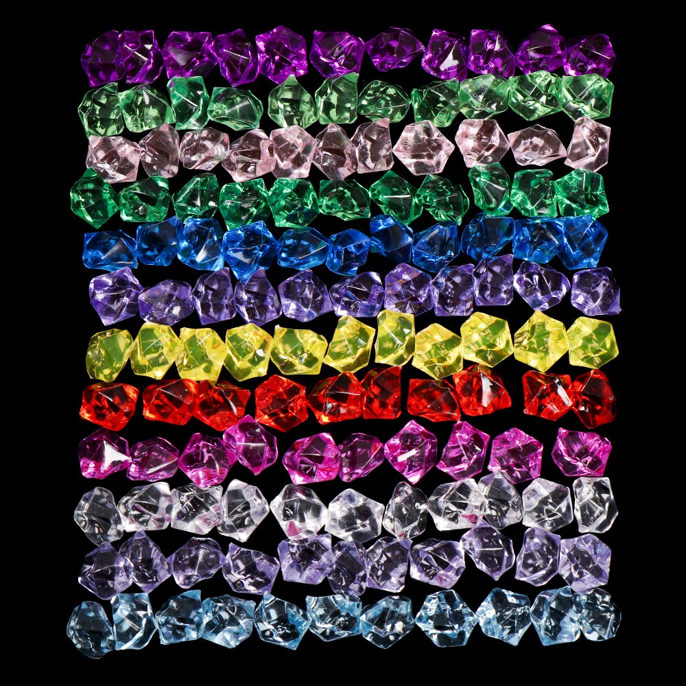 Eupus 50 Cái / Túi Thủ Công Tự Làm|Khối Đá Nhân Tạo Trang Trí Bình Hoa|Hoa Giấy Nhiều Màu Trang Trí Bể Cá|Đá Cuội