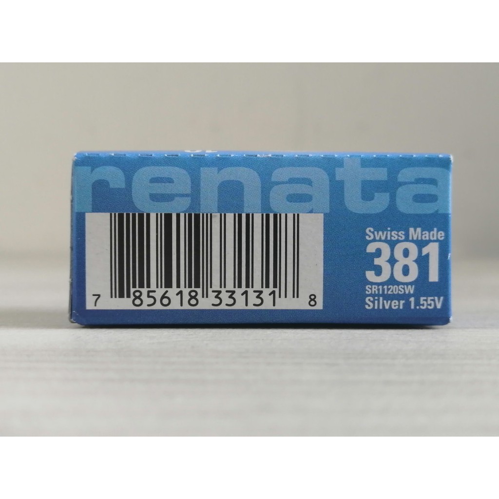Pin đồng hồ Thuỵ Sĩ Renata 381 SR1120SW chính hãng (Vỉ 1 viên)
