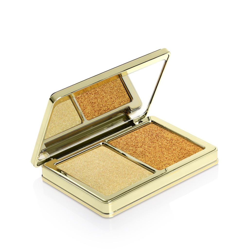 Natasha Denona - Bảng phấn bắt sáng 2 ô Glow Gold Shimmer Duo 14g