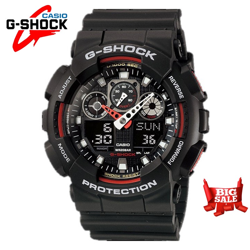 Đồng hồ CASIO G SHOCK dành cho nam GA100 Giảm giá Orginal Nhật Bản CASIO G SHOCK Đồng hồ dành cho nữ Bán CASIO Đồng hồ thông minh thể thao kỹ thuật số thông thường dành cho nam và nữ Bán Đồng hồ CASIO chính hãng cho bé trai Thanh thiếu niên Nguyên bản 2