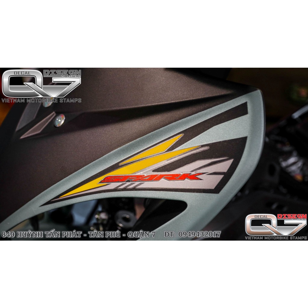 TEM RỜI EXCITER 2010 XANH XI MĂNG