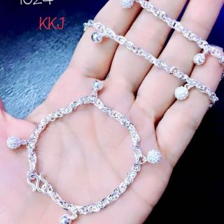 Lắc tay bạc ý xoắn