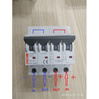 Aptomat CB DC chuyên dụng năng lượng mặt trời Solar ETEK 1000VDC 4P