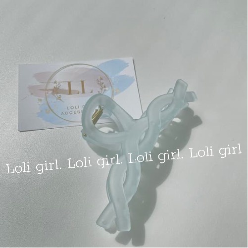 Kẹp tóc hàn quốc LoLi Girl màu nhám đơn giảm phong cách hàn quốc cho bạn gái