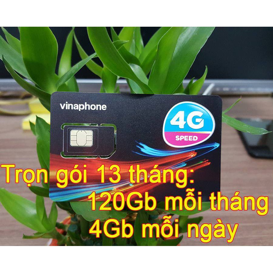 Sim 4G Vinaphone miễn phí data 60GB/tháng, miễn phí gọi nội mạng, 50p ngoại mạng đầu 11 số