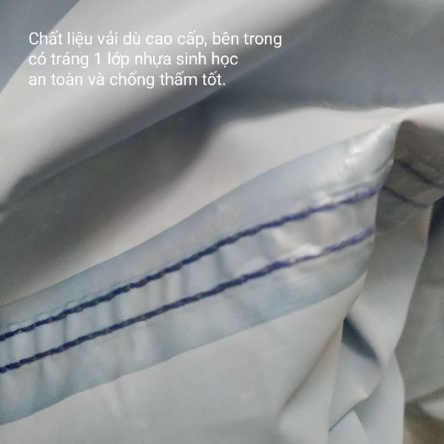 Ao mua bộ Vải dù cho bé [SIZE 3 - SIZE 4] Bộ quần áo đi mưa cho bé từ 5-10 tuổi