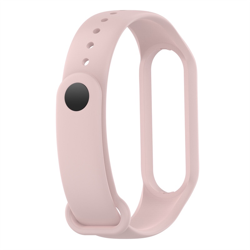 Dây Đeo Thay Thế Chất Liệu Silicon Màu Trơn Cho Xiaomi Mi Band 7 / 6 / 5 / 4 / 3 miband3 miband4 miband5 miband6 miband7