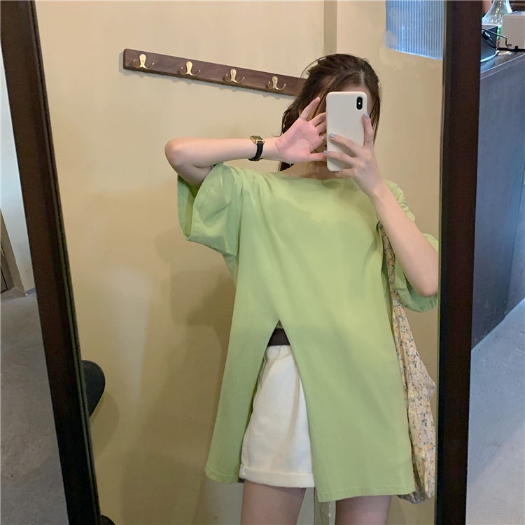 Áo Thun Dáng Rộng Thiết Kế Mới Thời Trang Theo Phong Cách Hàn Quốc Dành Cho Nữ