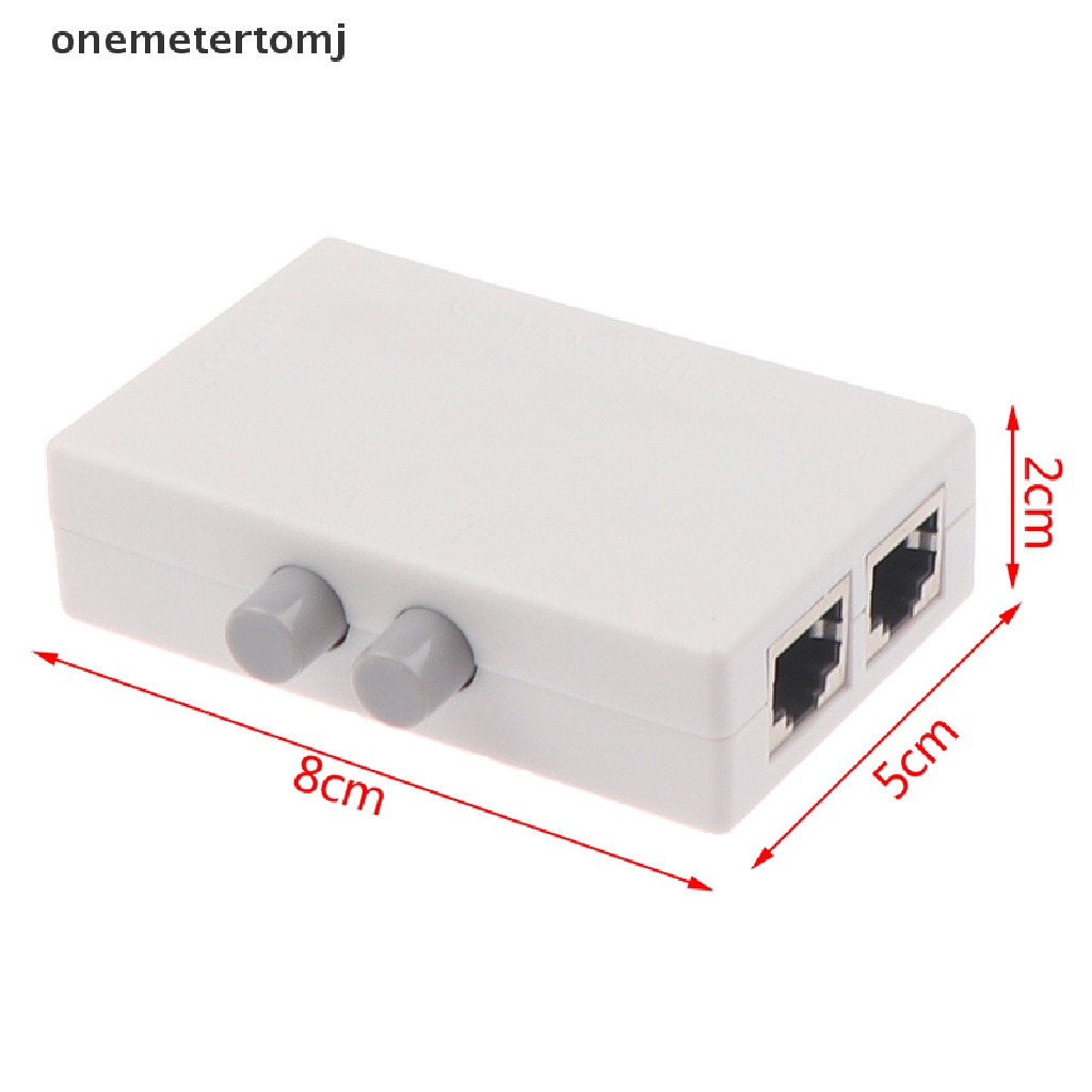 Đầu Chuyển Đổi 2 Cổng RJ45 RJ-45 Ethernet Network Box