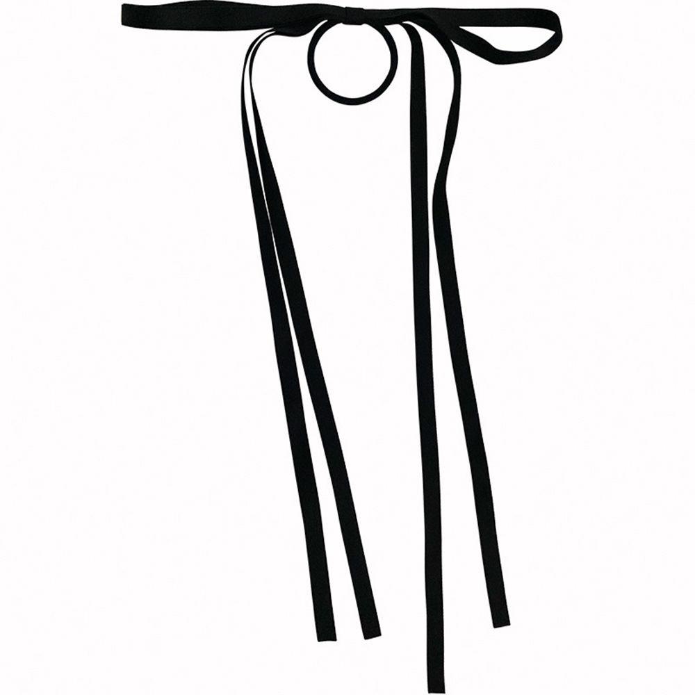 Dây Cột Tóc Ruy Băng Co Giãn Đính Nơ Phong Cách Hàn Quốc Cho Nữ