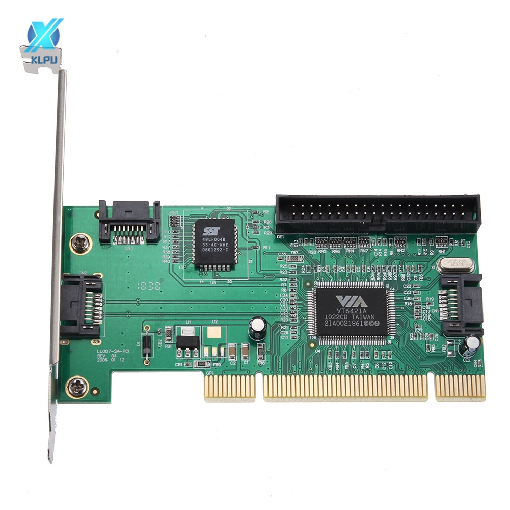 Bộ chuyển đổi PCI sang 3 đầu chia SATA + IDE VIA6421 HDD AC388 chất lượng cao