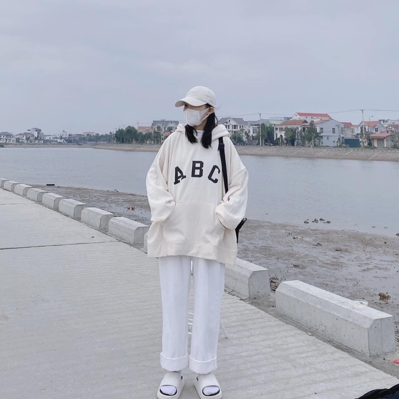ÁO HOODIE ABC FORM RỘNG HOT TREND