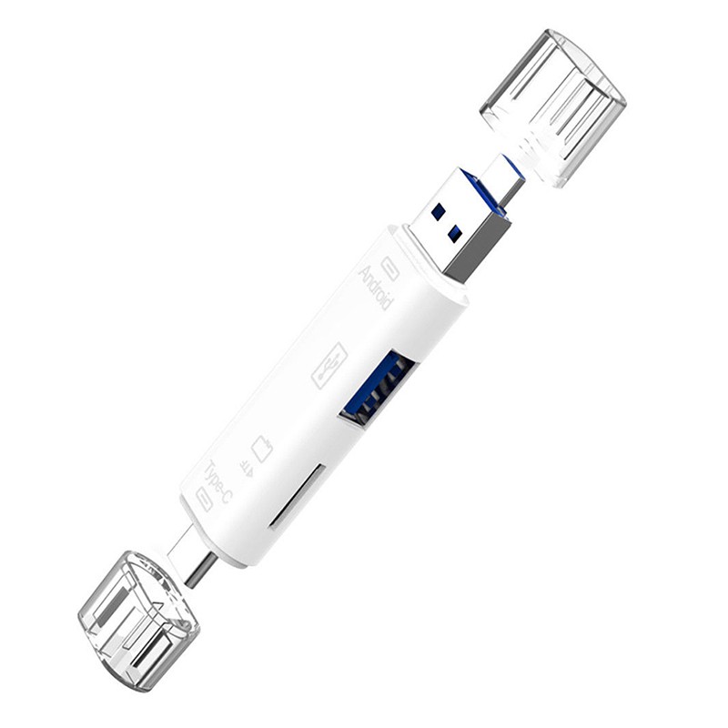 Đầu Đọc Thẻ Nhớ OTG USB 3.0 Type C Micro USB SD TF 5 Trong 1